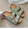 Sandalias Birkenstock de Suela Gruesa Songgao para Mujer Verano Ropa de Exterior 2026 Nuevas Sandalias Romanas Casuales de una Sola Tira con Bordado Retro