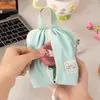 Bolsa de Algodão para Armazenamento de Absorventes Higiênicos para Viagem, Bolsa Dobrável Compacta e Portátil para Miudezas, Mini Bolsa para Guardar Dinheiro, Batom, Chaves