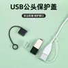 Tapa Antipolvo para Puerto USB Tipo-C con Cordón, Se Puede Colgar o Atar, Cubierta de Silicona para Enchufe de Cable de Datos