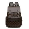 Mochila Masculina Xadrez Commuter Casual Trabalho de Escritório Mochila Trabalhador Grande Capacidade Viagem de Negócios Trabalho de Negócios Bolsa para Computador