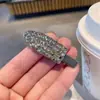 Exquisito Pasador de Pato Sin Costuras Adornado con Pedrería, Pinza Lateral de Moda de Alta Gama, Pasador para Mujer, Pinza para Flequillo