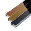 Foshan Acero Inoxidable 304 Tira de Borde en Forma de U Tira Decorativa de Titanio Tira de Borde Metálico en Forma de U Tira con Hebilla Tira de Borde para Muebles