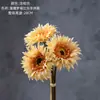 Atacado Mel Doce Sonhador Dourado Seda Escovada Margaridas Africanas Estilo Ins Flores Artificiais Decoração de Casa Casamento Flores Falsas Transfronteiriço