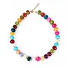 Collares Bohemianos de Verano en Stock, Transfronterizos Europeos y Americanos, Collares de Resina de Colores No Descolorables al por Mayor