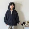 Abrigo para Niños Estilo Primavera y Otoño 2026 Nuevo Sudadera con Capucha Cardigan para Niños de Edad Media y Mayores Ropa para Niños Otoño Moderna Fresca
