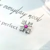 Pendientes de Corazón Cromado con Diamantes Completos de Aleación de Titanio F-136, Pendientes de Labio con Rosca Interna de Titanio G23, Joyería para Piercing