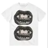 Tallas Europeas Transfronterizas de Algodón para Hombre Camisetas Gráficas con Estampado de Labios Camisetas Y2K Verano
