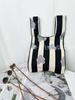 Nova bolsa de tecido voador bolsa de malha feminina saco de balde de lã japonês e coreano estilo All-match Hand-carried Casual Tote Bag Lunch Bag
