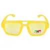 Óculos de Sol Infantis Estilo Coreano para Uso Externo Nova Moda 2024 Óculos de Sol Infantis Cartoon Fofos Óculos 8229A 2