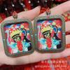 Nuevo colgante de zakilam de Thangka de oro cinabrio con forma de zorro de nueve colas, dios de la riqueza, joyería de este año de vida, pintado a mano.