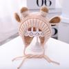 Gorro tejido para niños Little Cow invierno Nuevo gorro para bebé protección para las orejas cálido sombrero de lana gorro para niños lote C0170