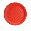 En Stock Decoración de Fiesta de Cumpleaños Temática Roja Vajilla Desechable Platos de Papel, Cuchillos, Tenedores, Cucharas, Manteles y Suministros