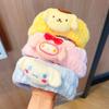Faixa de Cabelo Fofa de Desenho Animado Sanrio Cachorro Boneca Culomi Faixa de Cabelo para Maquiagem Lavar o Rosto Aplicar Máscara Faixa de Cabelo de Celebridade Cyber