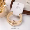 2 Cuerdas para el Cabello Montadas en Tarjeta, Elásticas de Bambú a la Moda, Cuerdas para el Cabello de Alta Gama Incrustadas con Diamantes, Accesorios para el Cabello Dulces y Femeninos, Gomas Elásticas para Coletas Altas