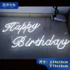 Marryme Marry Me Luz de Pedido Luz Neon Palavras Luminosas Feliz Aniversário LED Marca Luz FelizAniversário