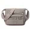 Bolsa cruzada práctica para mujer, bolsa de hombro de nailon impermeable, bolso de mano de gran capacidad para mediana edad y personas mayores, en stock