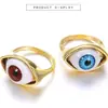 Joyería Transfronteriza Europea y Americana Anillos Sencillos de Aleación de Oro Ojo Yiwu Joyería al por Mayor