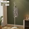 Perchero de Pie para Entrada de Casa Moderno Simple Colgador de Ropa Artefacto de Utilización del Espacio Pizarra Metal Estante de Almacenamiento