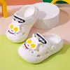Tamancos de Verão Novo Estilo para Meninos, Sandálias Fechadas Antiderrapantes Infantis, Sapatos Respiráveis Macios com Solado Macio para Bebê, Uso Duplo em Casa e ao Ar Livre