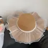 Celebridade da Internet Chapéu de Palha com Renda Feminino Verão Aba Larga Exterior Anti-UV Chapéu de Sol de Palha Chapéu de Praia Costeiro Tendência