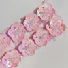 Lentejuelas Perlas Flores de 2 cm Accesorios de Decoración DIY Piezas Hechas a Mano Perlas Brillantes Lentejuelas Flores Flores para Zapatos Hechas a Mano