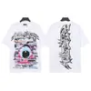 Moda Americana Transfronteriza Hellstar Serie Hellstar Camisetas Casuales de Algodón Impresas para Hombres y Mujeres Verano Sueltas de Manga Corta
