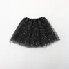 Falda Tutú de Malla de Tres Capas Falda de Velos de Tres Capas Falda de Puntos Ondulados Falda Corta Roja Ropa para Niños Puntos de Estrella