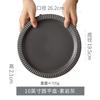 Prato de Cerâmica Prato Doméstico Especial Bonito Novo Criativo Japonês Redondo 8 Polegadas Prato para Bife com Pequenas Falhas