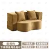 Sofá de Tela para Sala de Estar, Sofá Comprimido para Apartamento Pequeño, Sofá Doble de Ocio para Casa de Alquiler, Sofá Cama Plegable