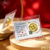 Pegatinas para Teléfono de Oro Puro 999, Láminas de Oro para Hacerse Rico de Princesa, Imanes de Refrigerador de Fortuna, Tarjetas de Oro de Tesoro, Regalos al por Mayor