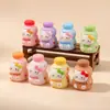 Dibujos Animados Gato Kt Botella de Yogur Accesorios de Resina Hechos a Mano DIY Adornos de Pegamento de Crema Colgante Llavero Decoración Piezas Pequeñas Lindas