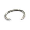 Pulsera de moda nacional sencilla de bricolaje, estilo étnico, pulsera lisa de acero inoxidable 304, accesorios de joyería ajustables