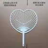 Ventilador de Publicidade com Cabo de Plástico, Ventilador Redondo de Mão, Cabo de Estrutura de Ventilador, Fornecimento Direto do Fabricante, Transparente em Branco para Pintura DIY Guka