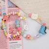 Cuentas sueltas de cerámica pintadas a mano de dinosaurio lindo, cuentas hechas a mano para bricolaje, pulsera con cuentas, colgante, material para joyería, accesorios