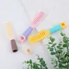 Lindo Peine de Dibujos Animados para Niñas, Versión Coreana, Peine de Peluquería para Estudiantes y Niños, Masaje Casero, Peine Alisador Suave para el Cabello, Peine para Cabello Rizado, Portátil