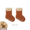 Calcetines para Bebé Recién Nacido, Calcetines Gruesos de Felpa Cálidos para Otoño e Invierno, Lindos Calcetines de Dibujos Animados Sin Costuras con Borde Suelto de Caña Media