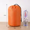 Lona de Tres Compartimentos Poliéster Exterior Primeros Auxilios Saco de Dormir Tienda de Campaña Almacenamiento Portátil Cordón de Nylon Bolsa de Empaque con Cordón