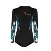 Momasomg Novo Traje de Banho Feminino Surfsuit Protetor Solar Manga Longa Peça Única Feminino Slim Coberto na Barriga Roupa de Mergulho