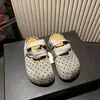 Pantuflas Baotou Ropa de Exterior para Mujer 2026 Nuevo Estilo Popular Otoño Moda Elegante Zapatos de Mujer Celebridad de Internet Versátil Casual Zapatos Birkenstock