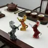 Estatueta de Cavalo de Vidro de Zibo Ano do Cavalo do Zodíaco Presente Mascote Presente Empresarial Artesanato de Vidro para Mesa Celebração de Aniversário