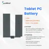 Para iPad Pro 11 III para A2369 3,78V 7680mAh Bateria de Tablet