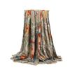 Lenço de Inverno Impresso Narciso Fresco Lenço de Cabelo de Seda Doce para Mulheres Doce Deslocamento Pescoço Quente Pastoral Elegante Xale