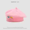 Gorros para bebés y niños pequeños, gorros estilo coreano británicos de primavera y otoño, gorros de lana cálidos tejidos de pintor, boinas unisex para bebés