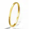 Pulsera de Acero Inoxidable Ins Europea y Americana 4mm Cuadrada Ovalada Elegante Simple No Descolorante Pulsera de Acero de Titanio Pulsera al por Mayor