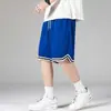 Shorts Masculinos Americanos Ultra Finos de Seda de Gelo Shorts de Secagem Rápida Fitness Respirável Calças de Basquete Largas Casuais Calças Grandes Atacado