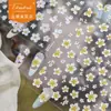 Adesivos Tomoni para Nail Art em Relevo Sol Simples Pequenos Frescos Adesivos de Unha Frangipani Apaixonado Série Férias de Verão