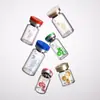 Viales Marrones de 5 ml del Fabricante en Stock, Botellas Transparentes con Tapa de Presión para Polvo Liofilizado, Botellas para Líquidos Esencia, Botellas para Cápsulas
