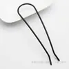 Eletroforese retenção de cor fosco série preta antigo hairpin step material principal diy acessórios de jóias