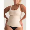 Exclusivo Transfronteiriço para Europa e Estados Unidos Explosivo Colete com Alça Longa Moldador Corporal Abdominal Sem Costura Body Tank Cami