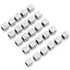 Cuentas Cuadradas de Acero Inoxidable 26 Alfabeto Inglés, Cuentas Cuadradas de Agujero Grande, Cuentas para Colgante de Pulsera de Collar DIY, Cuentas Espaciadoras